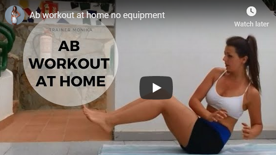 Abs workout at home – no equipment