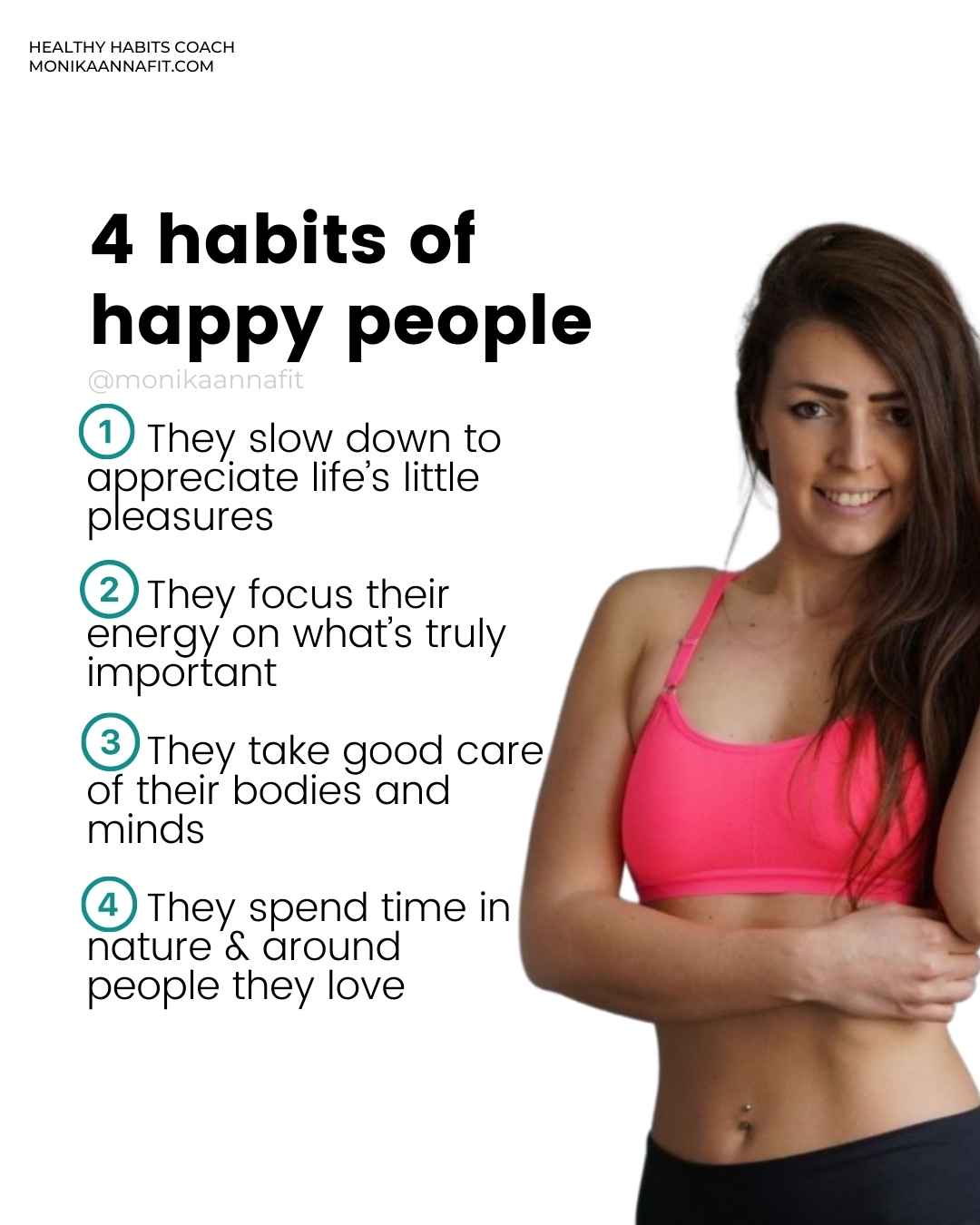 4 habits of happy people