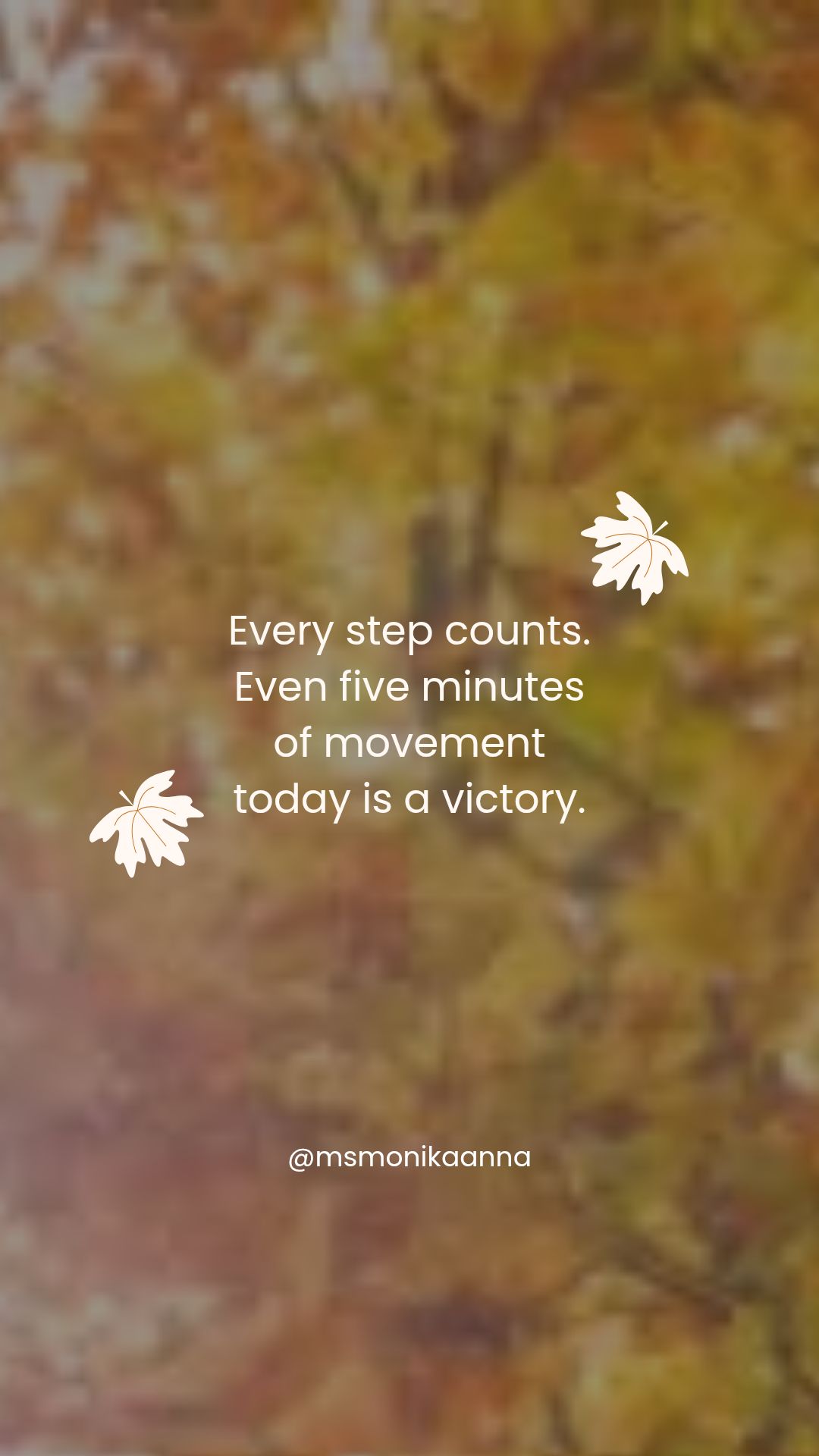 Every step counts