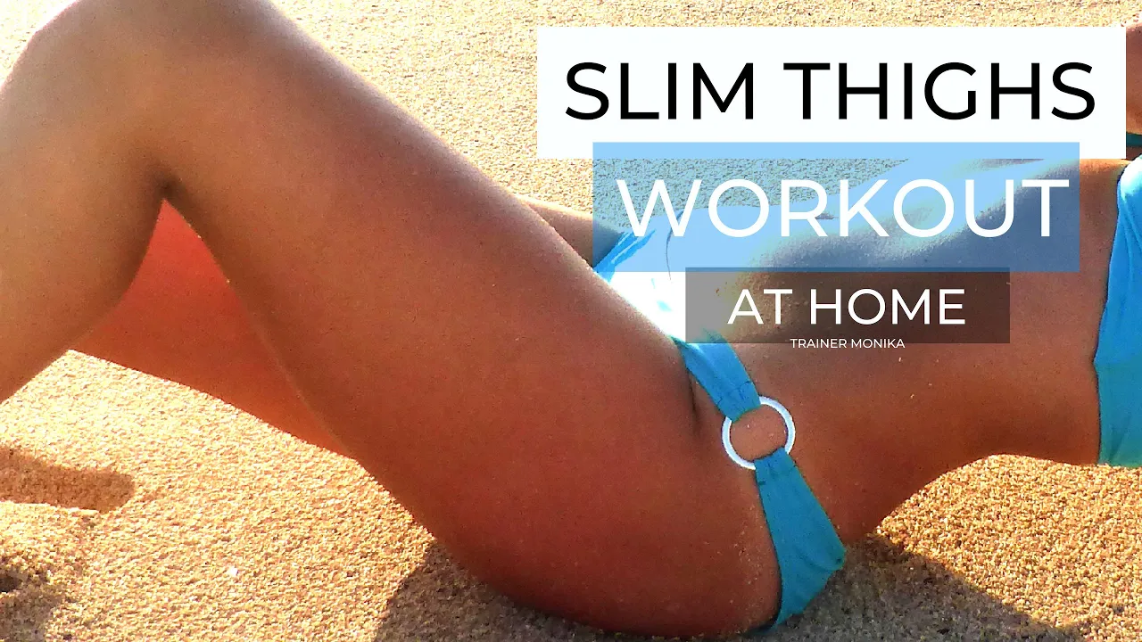 10 min slim thigh workout at home & no equipment